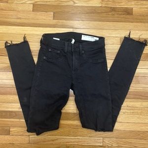 Rag & Bone distressed legging skinny jean - lightly worn